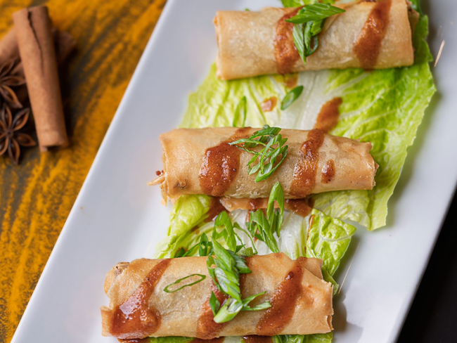 SP4. Chicken Keema Spring Rolls