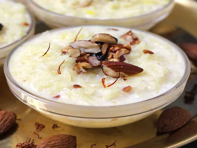Rice Kheer/Rice Pudding