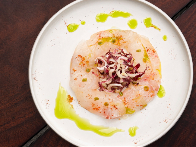 Kinmedai Carpaccio "Alfonsino"