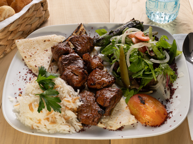 Lamb Shish Plate (2 Skewers)