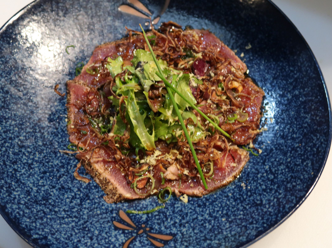 Black Pepper Tuna Carpaccio
