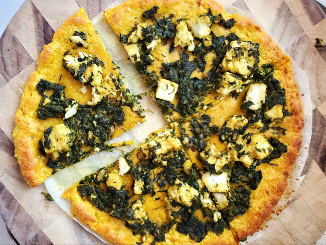 Spinach Paneer Pizza 12"