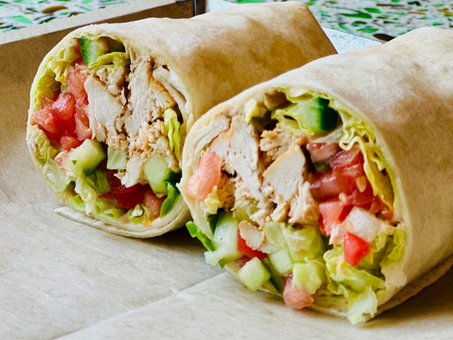 Chicken Hummus Wrap (Halal)