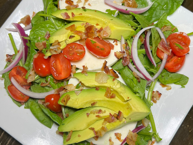 Chopped Bacon Avocado Salad