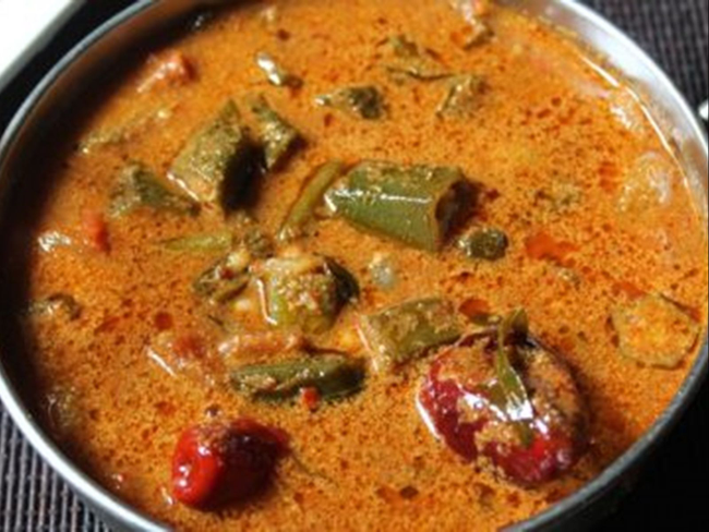 Okra Kara Kuzhambu