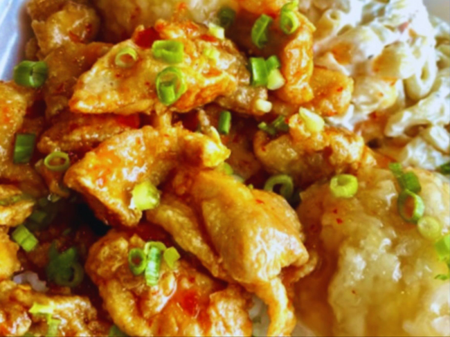 *Single Garlic Chicken Plate