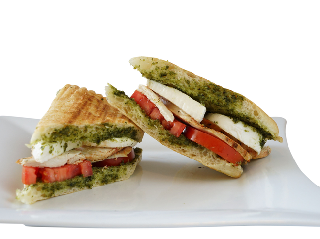 Chicken Caprese Melt Panini (Halal)