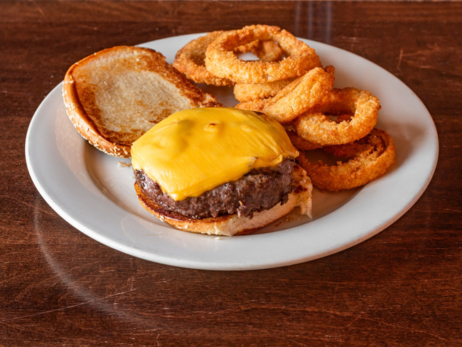 Classic Cheese Burger & Fries