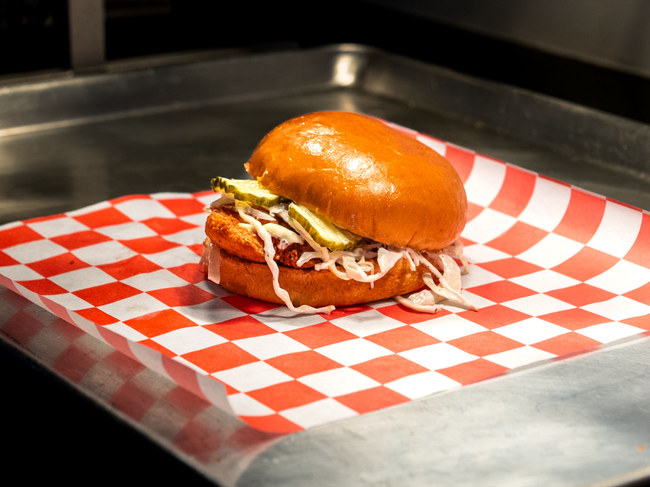 Chicken Sammy with Fries & Soda