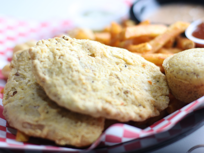 Oyster Mushrooms Fish Basket