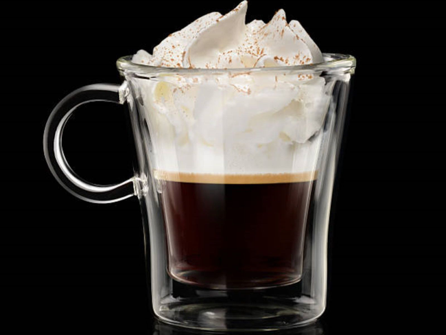 Espresso con Panna Doppio