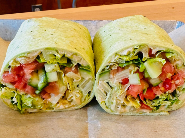 Veggie Hummus Wrap (VEGAN)