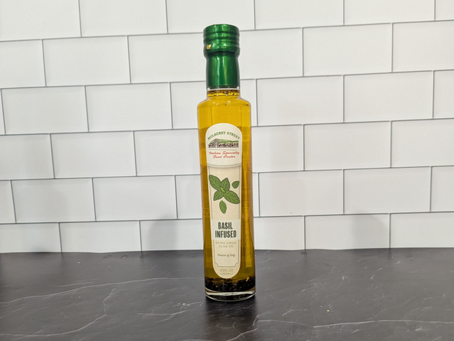 Mulberry Street Basil Infused Extra Virgin Olive Oil