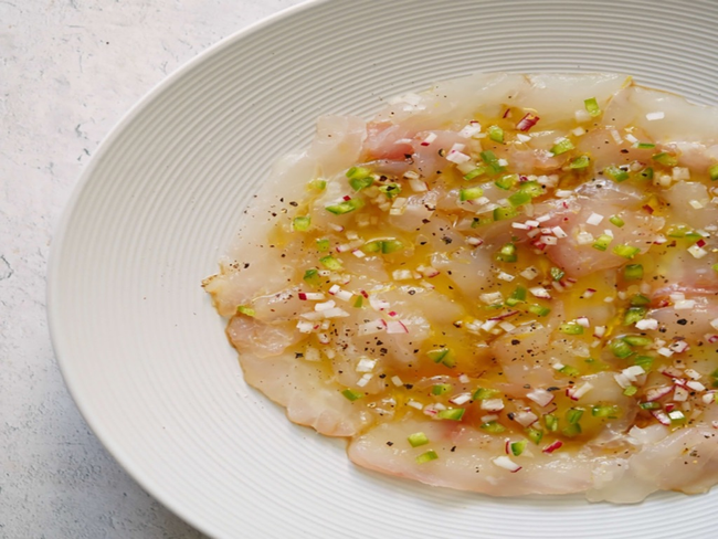 Halibut Carpaccio