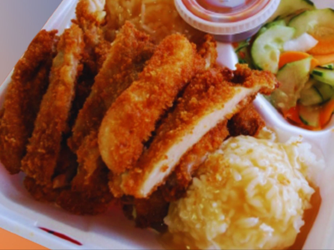 *Single Katsu Chicken Plate