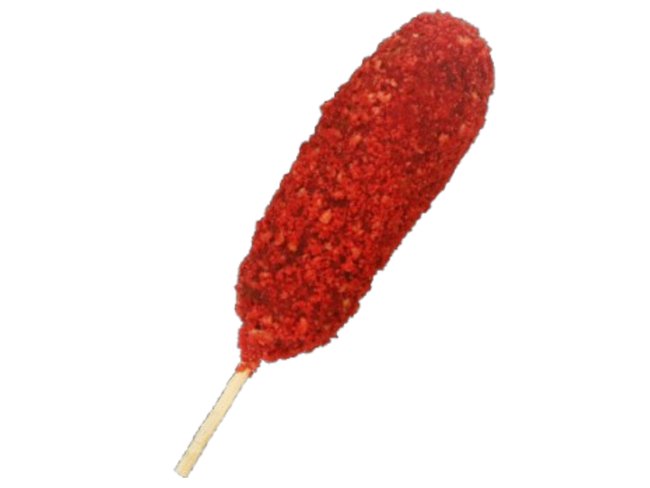 Hot Cheetos Corn Dog