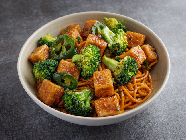*Spicy Garlic Tofu Noodles*