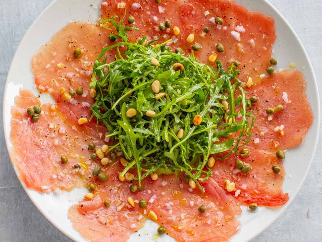 Seared Albacore Carpaccio