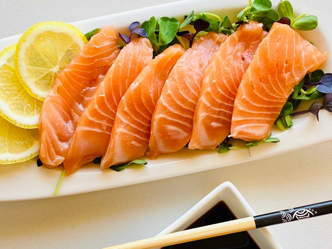 Salmon Sashimi