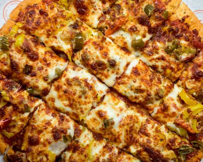 Classic Thin Crust Spicy Pepino Pizza