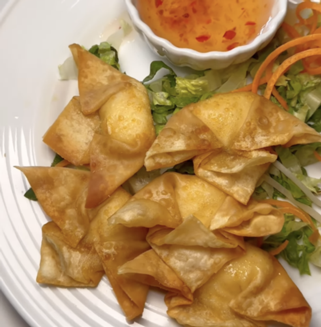 Vegan Coconut Cream Cheese Wontons