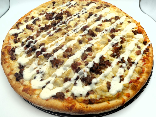 Chicken Bacon Ranch Pizza