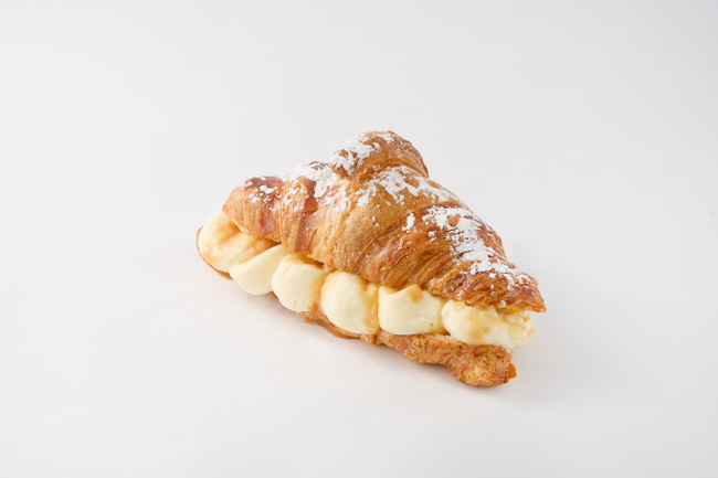 Custard Cream Croissant w/Salted Butterscotch