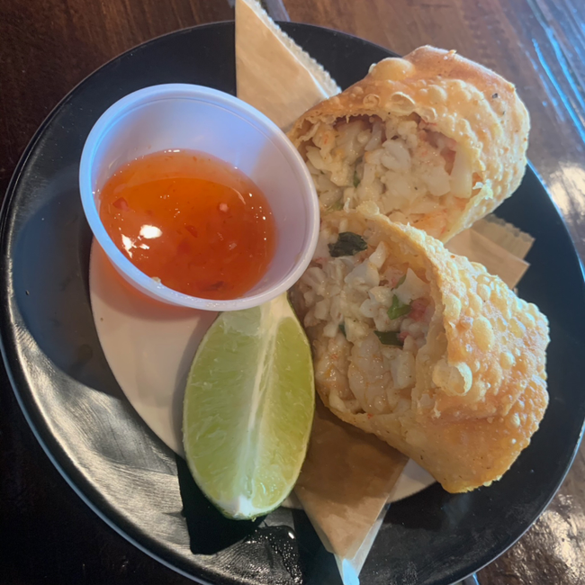 2 Krab Flavored Meat & Shrimp Egg Rolls