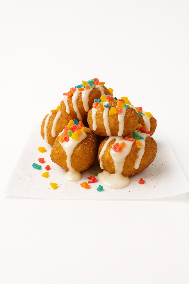 🥨 Fruity Pebbles Pretzel Bites
