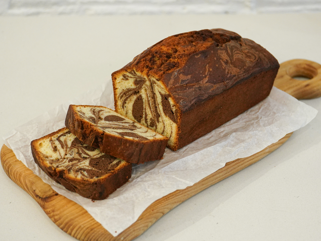 Marble Pound Cake (OL) - Slice