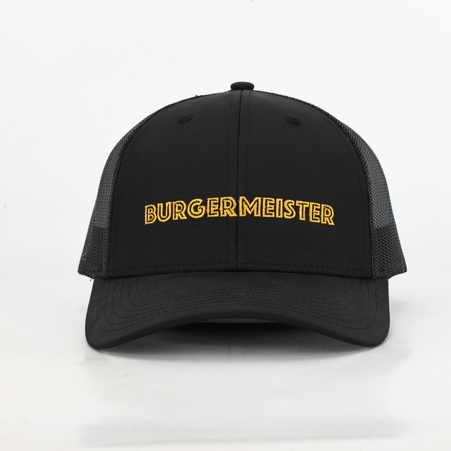 Black Hat Burgermeister Logo