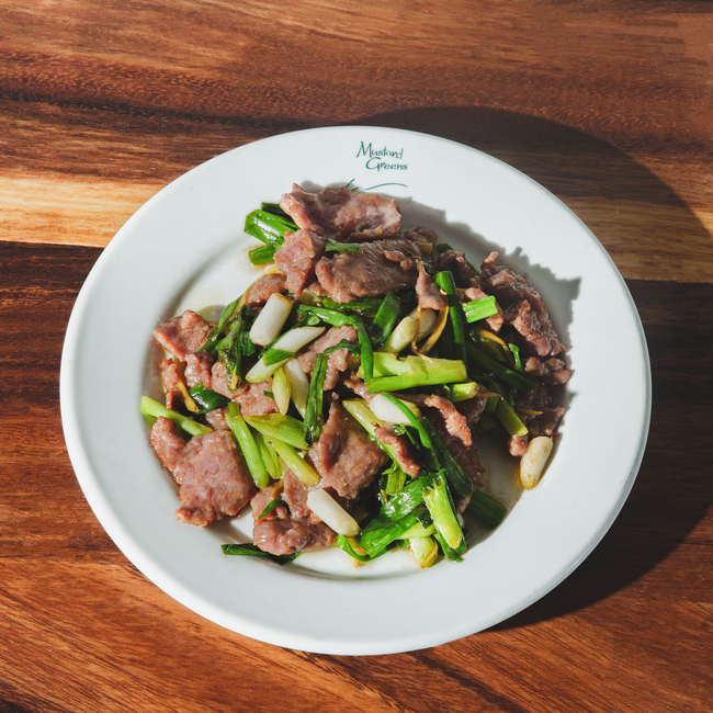 Beef with Ginger and Scallion GF/ 姜葱牛