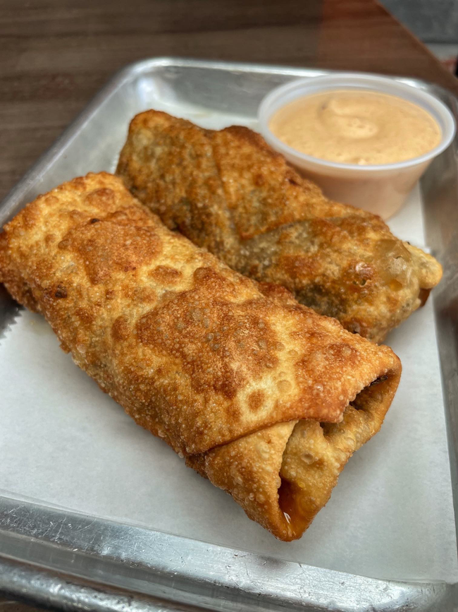 Birria Eggrolls (2) with side of sauce