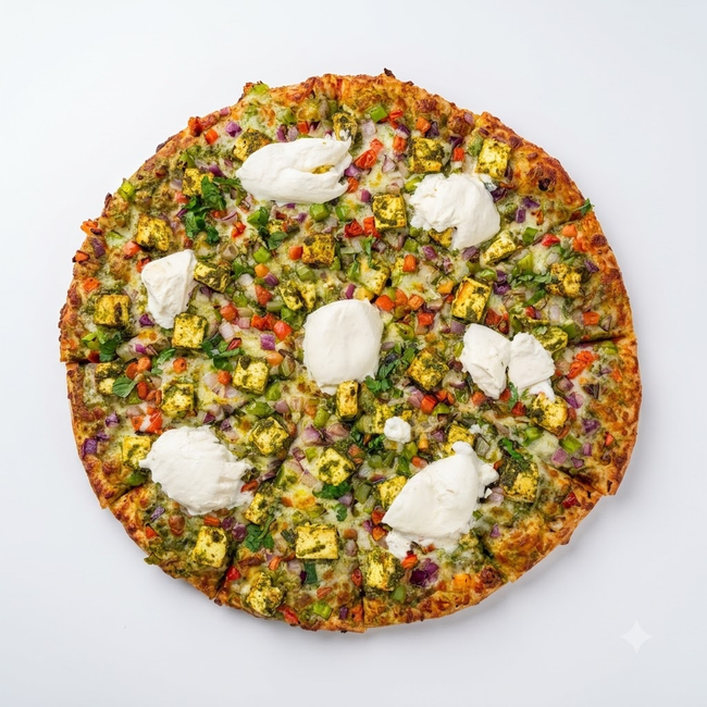 Buratta Paneer Pizza
