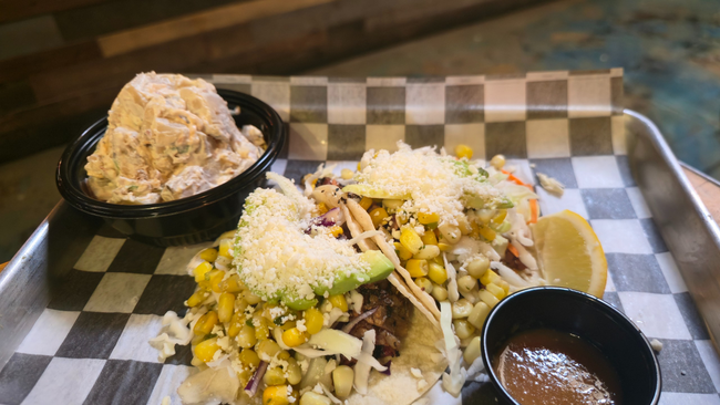 Brisket Taco with Side
