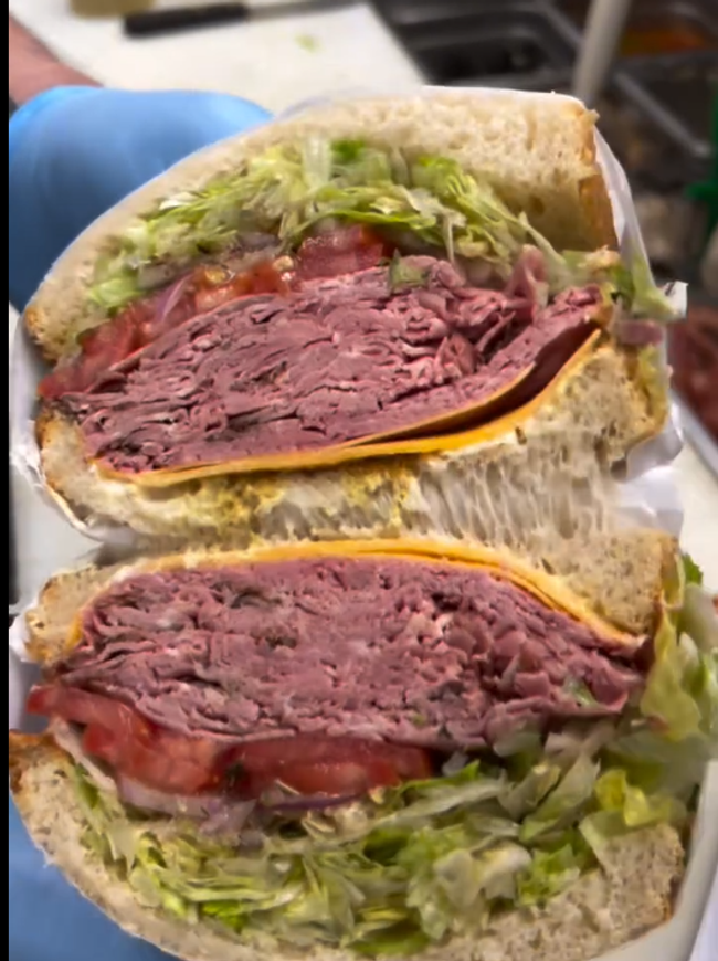 Roast Beef and Cheese