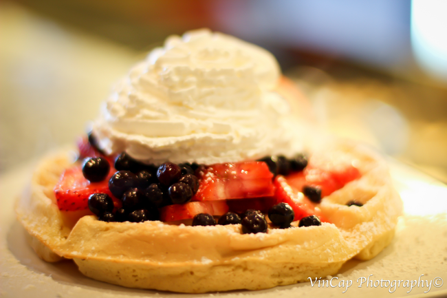 Berries and Cream Waffle