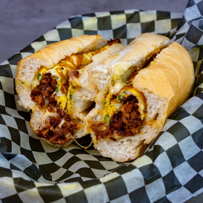 Chorizo Breakfast Banh Mi