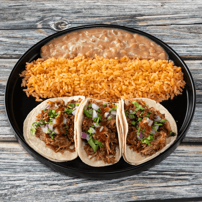 3 Taco Meal - Carnitas