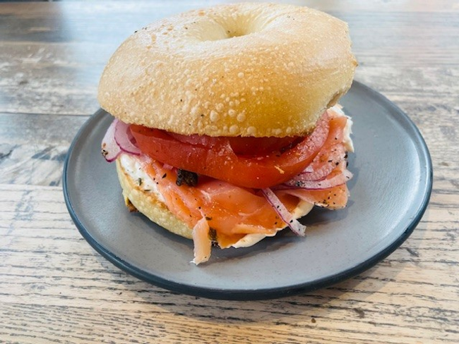 * Smoked Salmon Bagel