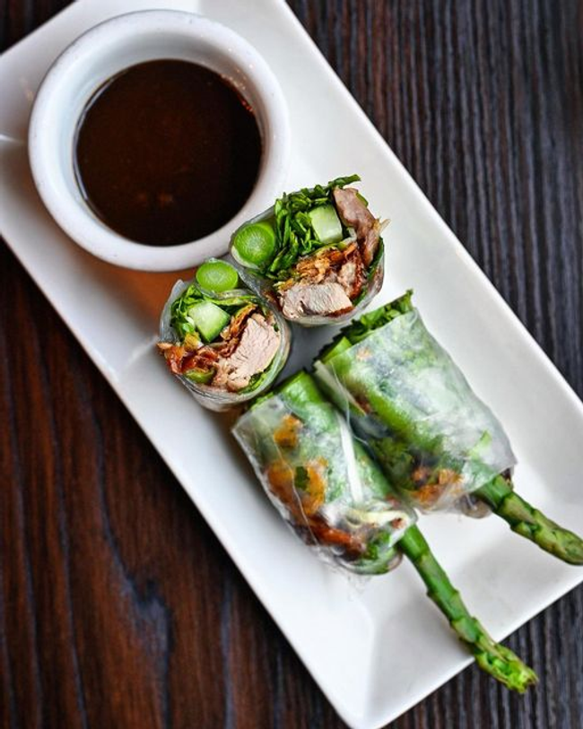 Maple Leaf Duck Spring Rolls