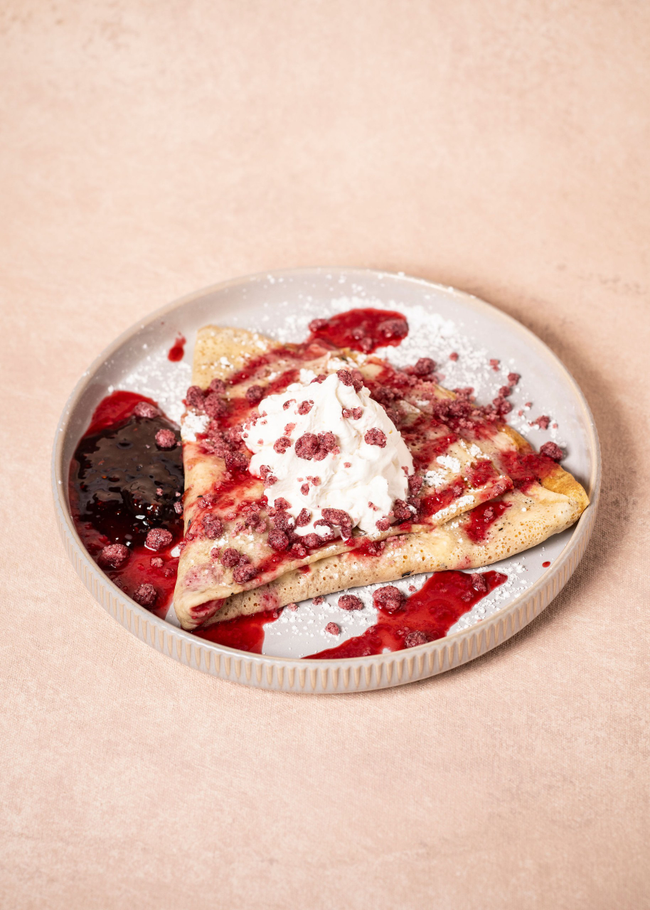 Crepe -Raspberry