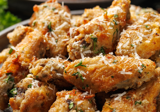 Garlic Parmigiano Reggiano Wings