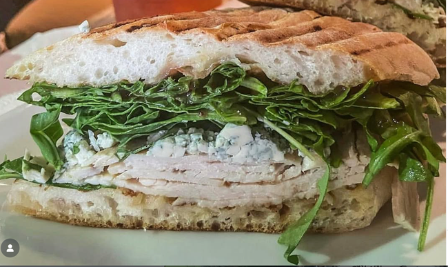 Herb Roasted Turkey Sandwich on baguette