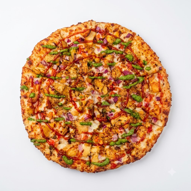 Samosa Chaat Pizza