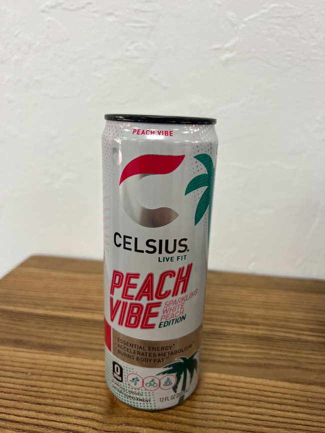 Celsius Peach Vibe