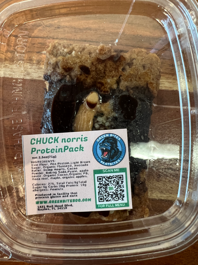 GreenBites Chuck Norris Protein Bar