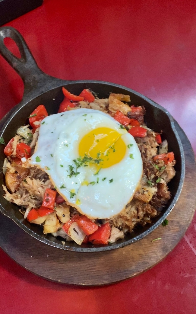 Pork Hash Skillet