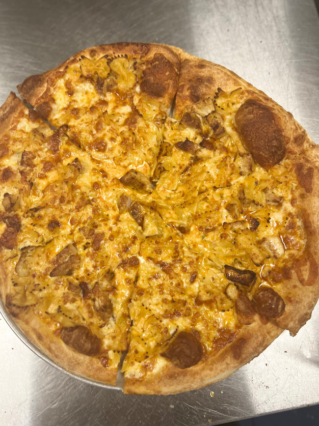 Buffalo Mac & Cheese Pizza