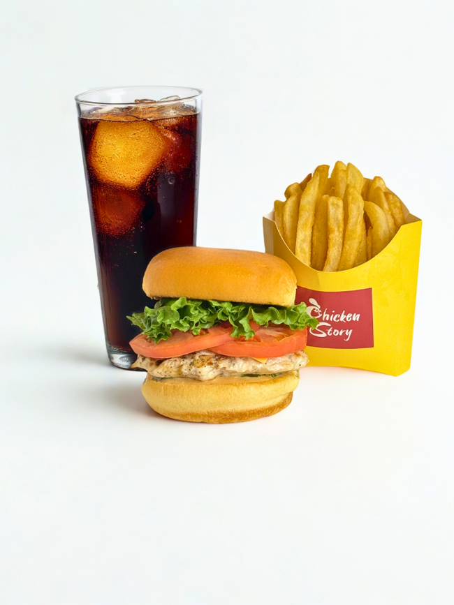 Grilled Chicken Deluxe Sandwich Combo